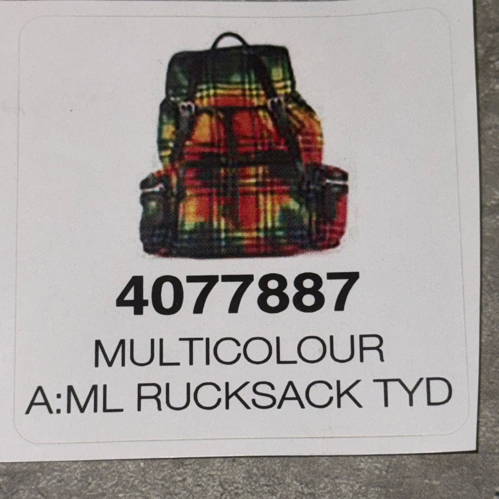 Burberry Multicolor Plaid Rucksack - Picture 4 of 8